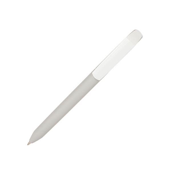 L053 Maxema Pure Soft White Clip Ballpen