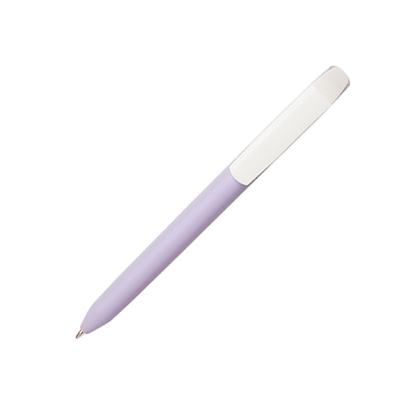 L053 Maxema Pure Soft White Clip Ballpen