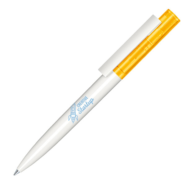 H045 senator Headliner Clear Basic Plastic Ballpen