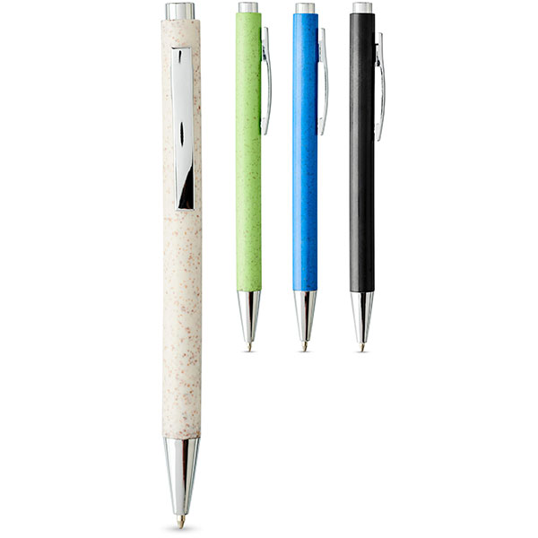 J049 Tual Wheat Straw Ballpen