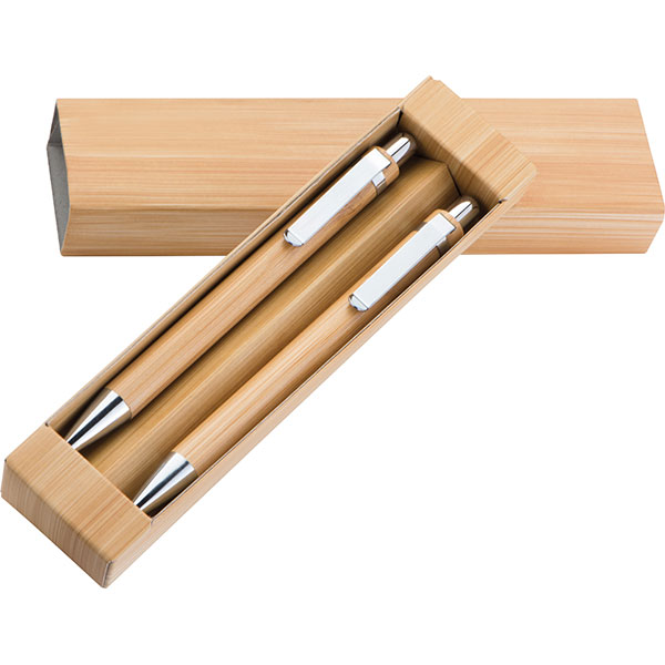 H050 Bamboo Pen and Pencil Set