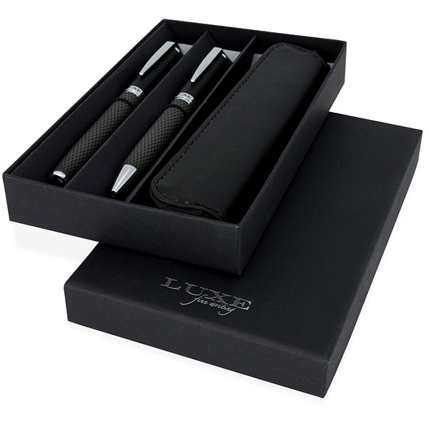 L039 Luxe Carbon Duo Pen Set