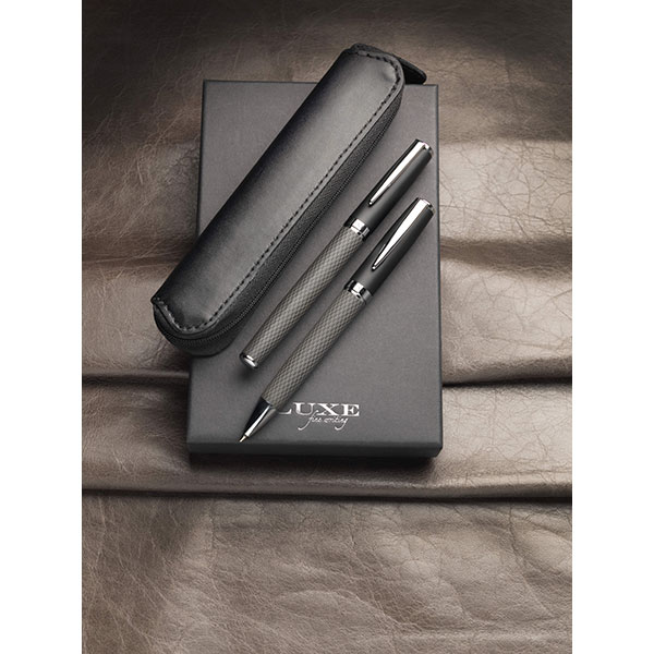 L039 Luxe Carbon Duo Pen Set