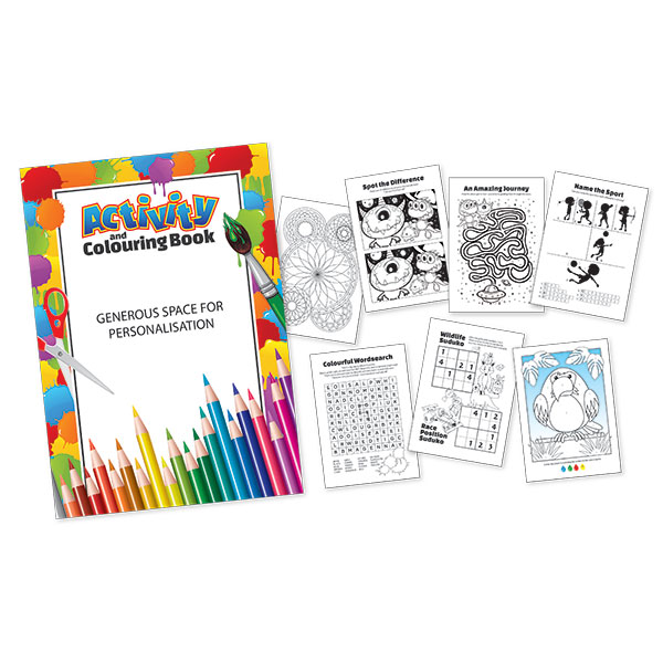 Q120 A5 8 Page Colouring Book