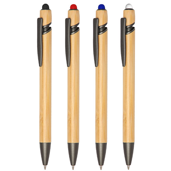 Q113 Arrow Touch Bamboo Ballpen - Full Colour