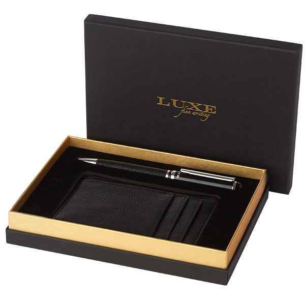 M035 LUXE Encore Ballpen and Card Wallet Gift Set