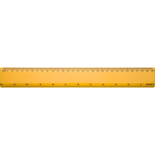 N139 BG 12 Inch Ruler - Full Colour