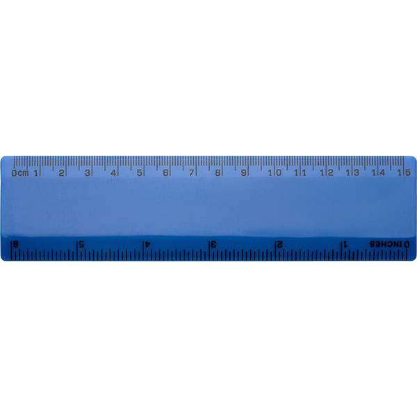 M063 BG 6 Inch/15cm Ruler - Spot Colour