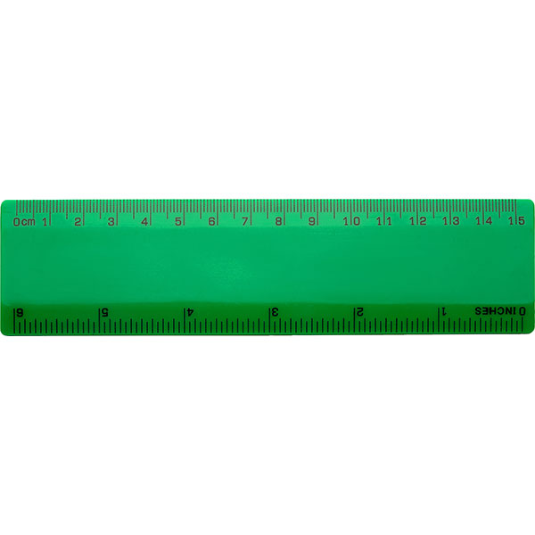 M063 BG 6 Inch/150mm Ruler - Full Colour