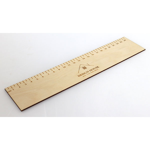 L063 25cm Bespoke Wooden Ruler