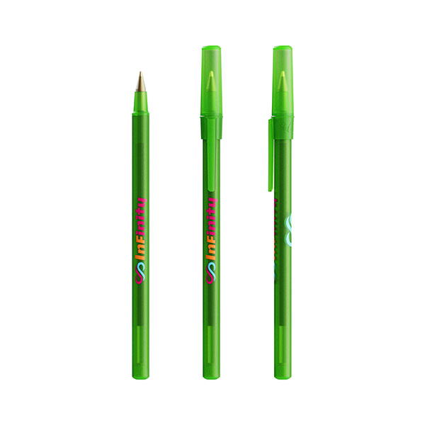 Q111 BIC Round Stic Ballpen - Full Colour