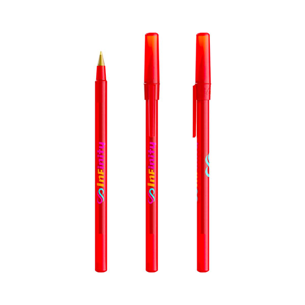 Q111 BIC Round Stic Ballpen - Full Colour