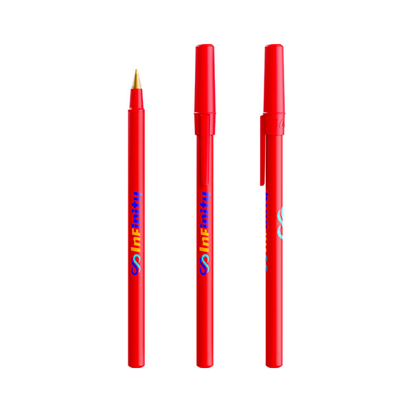 Q111 BIC Round Stic Ballpen - Full Colour