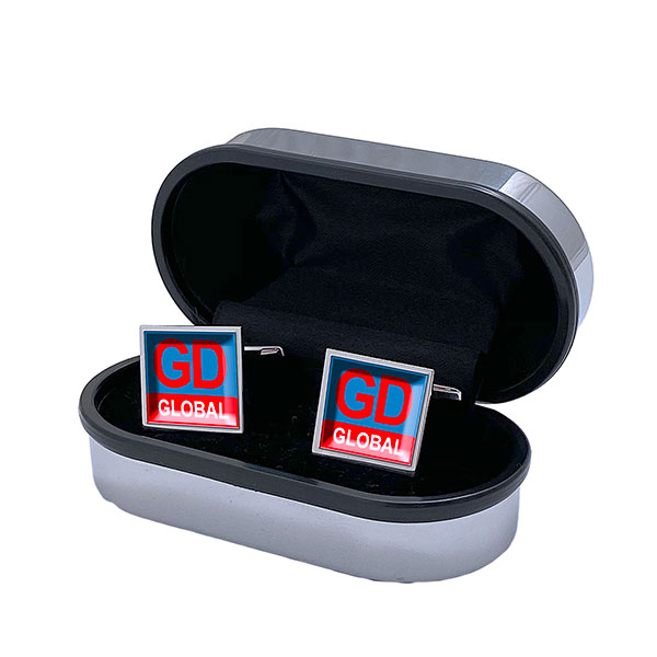 J133 Resin Dome Cufflinks - Full Colour