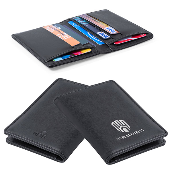 H084 RFID PU Card Holder