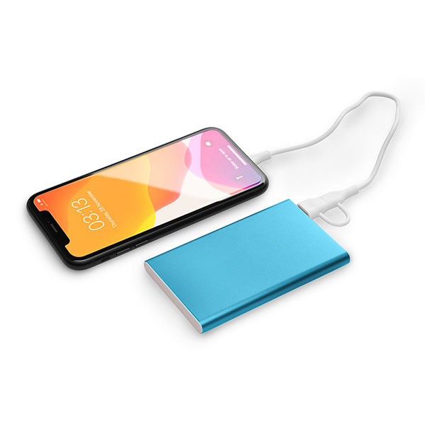 Q014 Flat Powerbank 4000mAh - Full Colour
