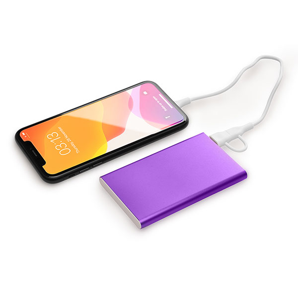 Q014 Flat Powerbank 4000mAh - Full Colour