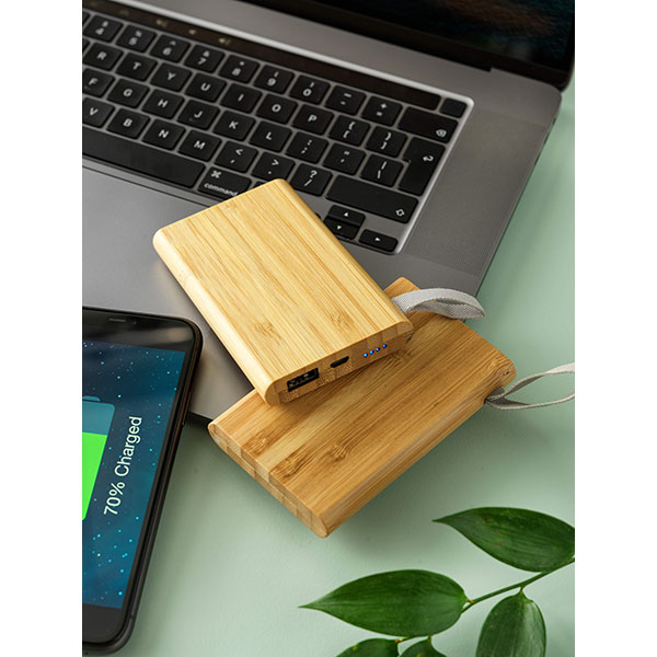 L082 Bamboo 5000mAh Powerbank