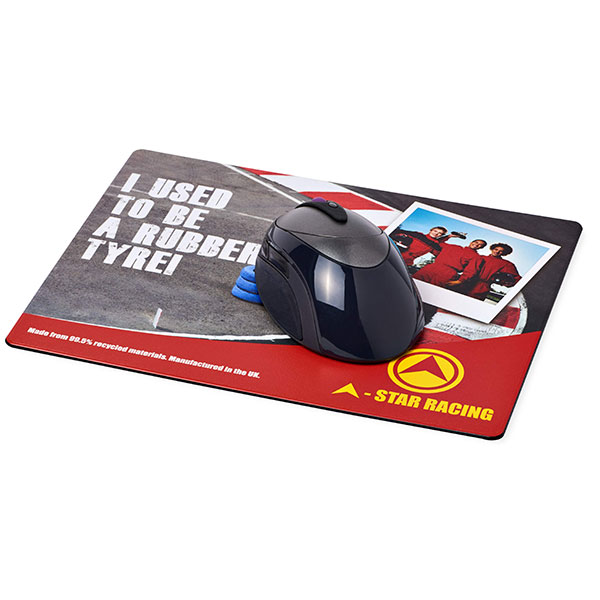 N026 Tyre Brite-Mat Rectangular Mouse Mat