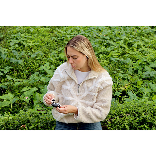 Q018 Noise Cancelling Wireless Earbuds in Recycled ABS Case