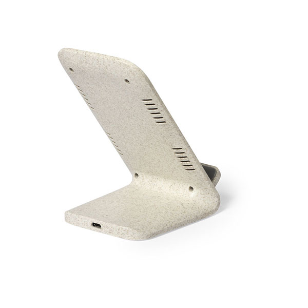 J068 Natureline WheatStraw Wireless Phone Stand