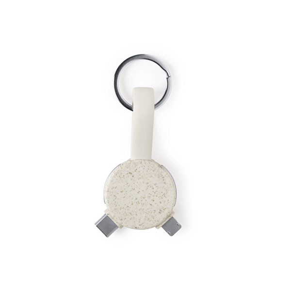 J068 Natureline WheatStraw Multifunctional Key Ring 