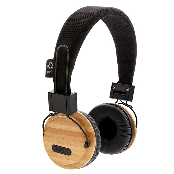 J069 Bamboo Wireless Headphones