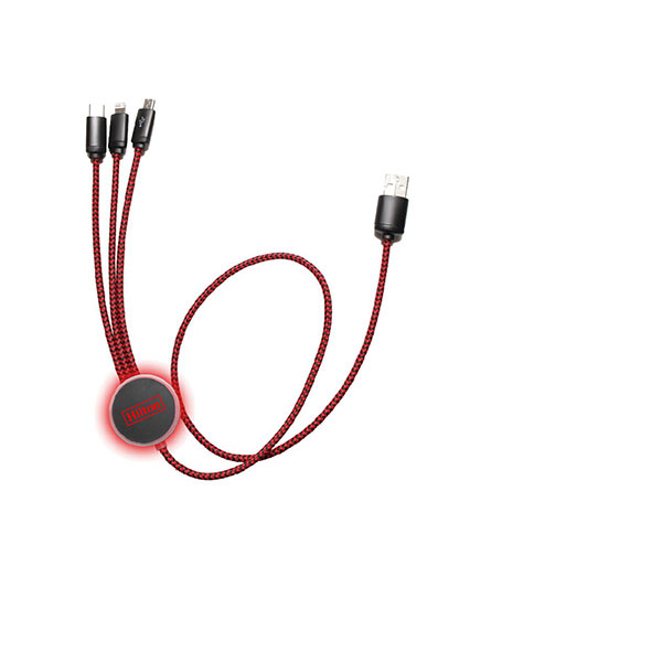 J072 1.2m 3 in 1 Cable Adaptor