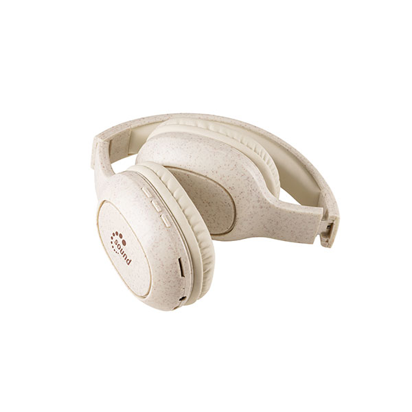 L084 Downham Wheat Straw Foldable Wireless Headphones 