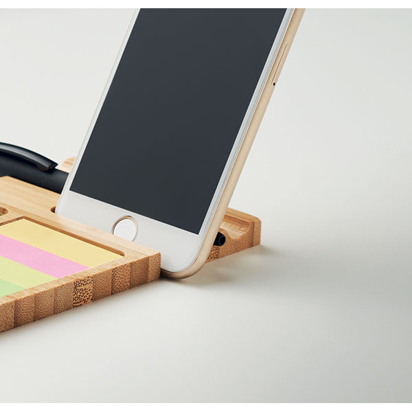 L083 Bamboo Desk Phone Stand