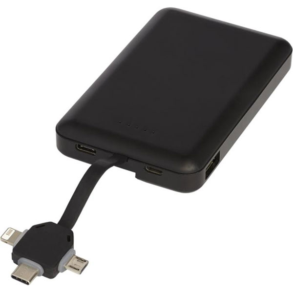 N023 Kano 5000mAh Wireless Powerbank with 3 in 1 Cable - Spot Colour