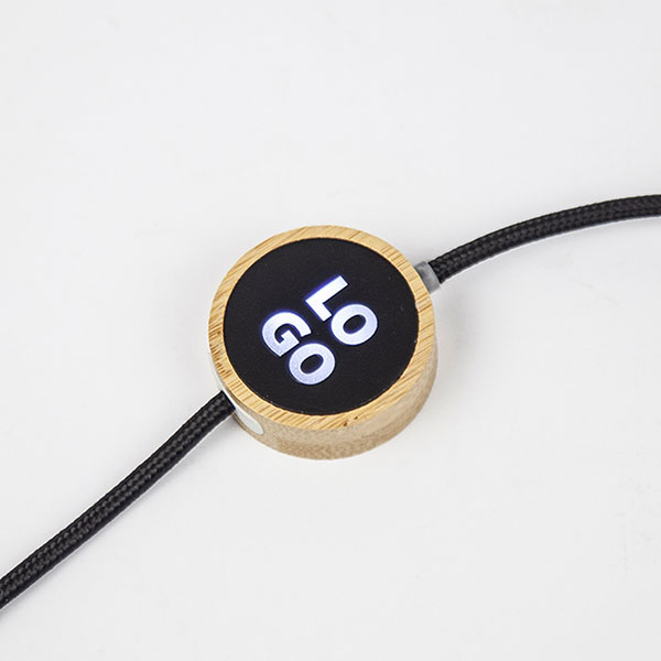 Q013 Bamboo Multi Cable with LED