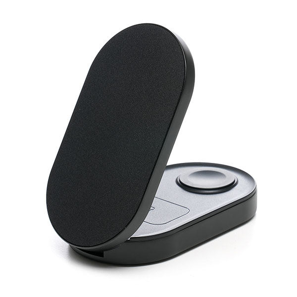 Q020 Nova Recycled 3 in 1 Desk Charger Stand - Full Colour