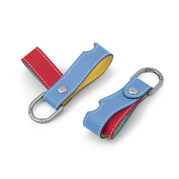 Q015 Recycled Phone Stand Key Ring - Full Colour
