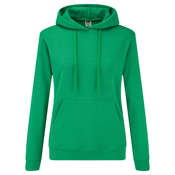 H161 Fruit Of The Loom Lady Fit Hooded Sweat