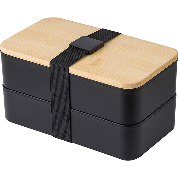 P056 Double Lunch Box - 1 Colour