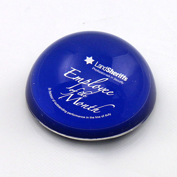 H145 60mm Domed Glass Paperweight