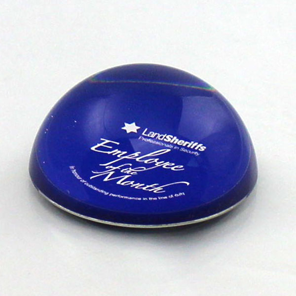 H145 60mm Domed Glass Paperweight