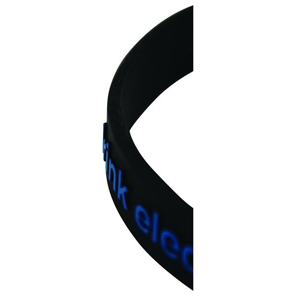 N077 Raised Profile Silicone Wristband