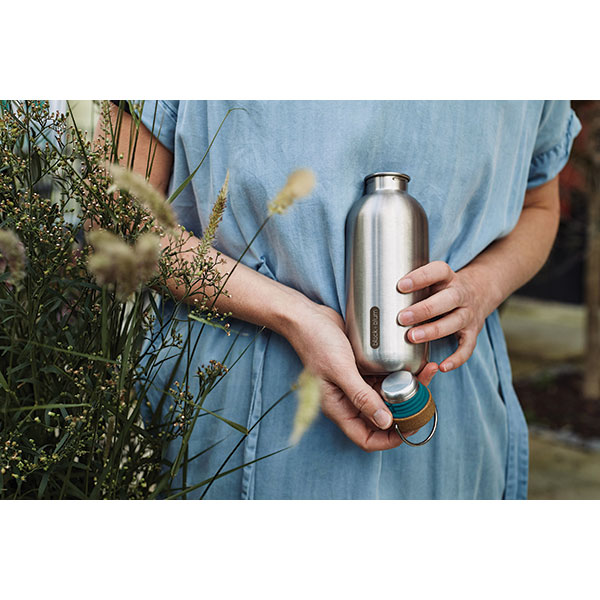 P107 Black+Blum Steel Water Bottle
