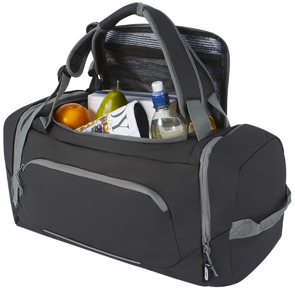 P060 Aqua GRS Recycled Water Resistant Duffel Backpack - 1 Colour