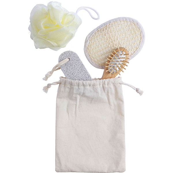 P031 Bathing Set in Cotton Bag - 1 Colour