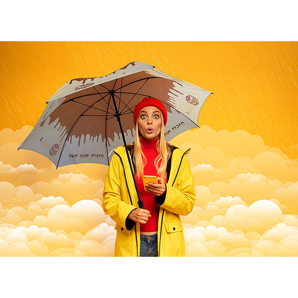 P052 Fibrestorm Golf Umbrella