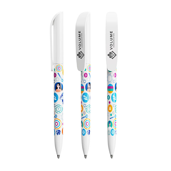 P122 BIC Super Clip Ballpen - Full Colour
