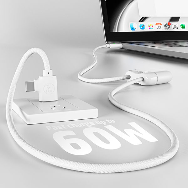 P014 Xoopar Ice-Tag Smart Tracker and 60W Charging Cable