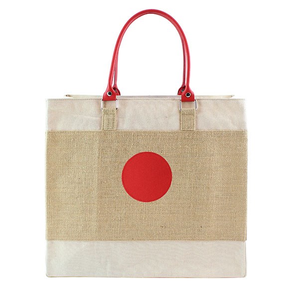 L135 Jute Tote Bag - Full Colour