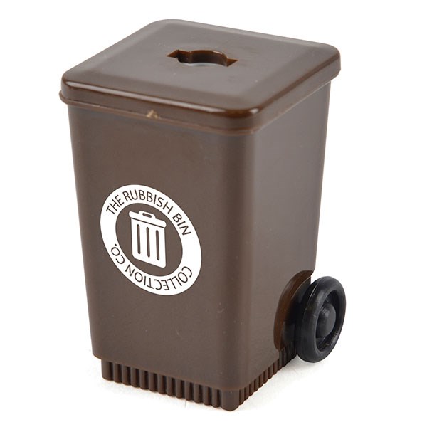 L062 Wheelie Bin Shaped Pencil Sharpener-Full Colour 