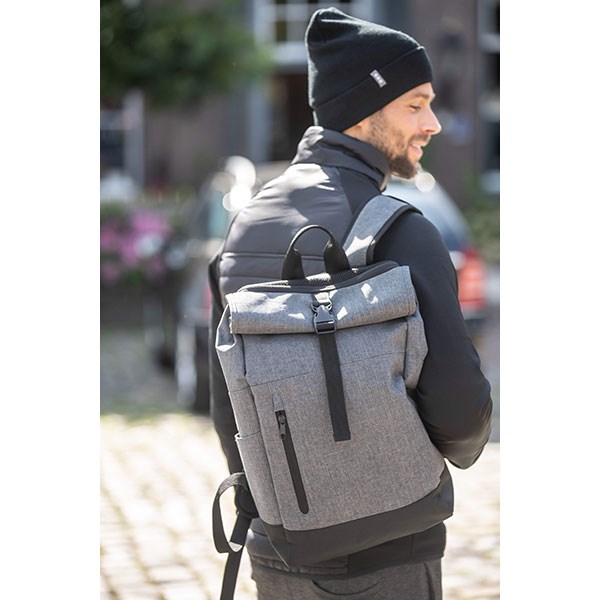 L123 Hoss Roll Top 15.6 Inch Backpack - Full Colour