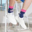 Q169 Crew Woven Socks