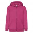 K163 Fruit of the Loom Kids Classic Hooded Sweat Jacket